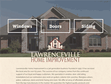 Tablet Screenshot of lawrencevillehomeimp.com